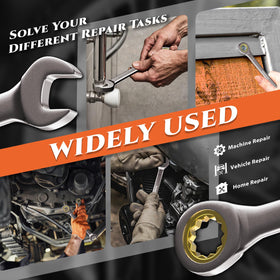 SUZUME 72-tooth ratchet for precise turns in tight spaces.