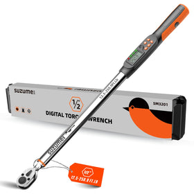 SUZUME digital torque wrench with 72-tooth ratchet head for precise tightening in tight spaces