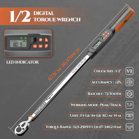SUZUME half inch drive torque wrench for automotive sockets