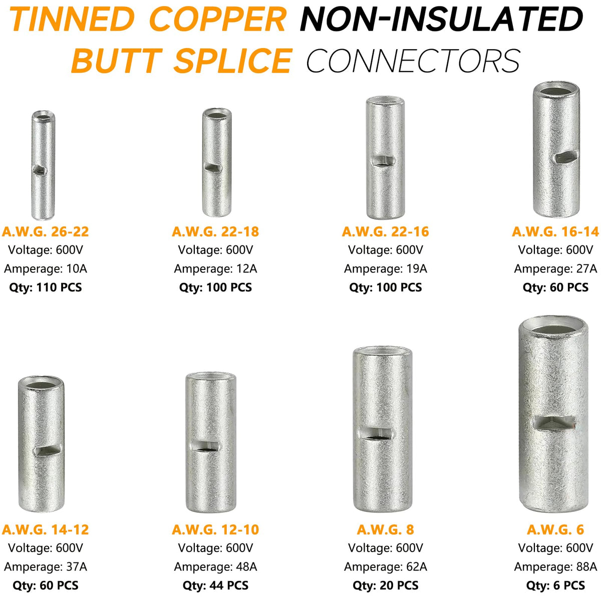 SVAAR marine-grade tin copper connectors resist corrosion in humid environments.