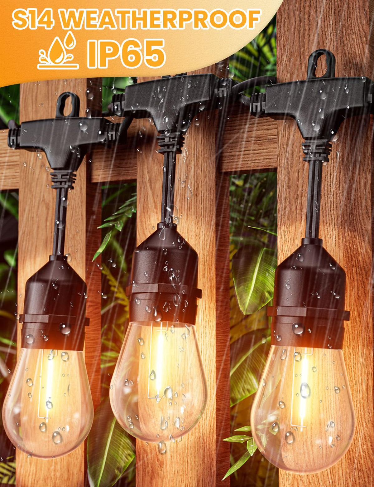 Svater 1W E26 dimmable bulbs for adjustable brightness.