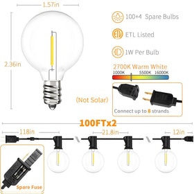 Expanded 100 ft section connected for larger outdoor space by Svater