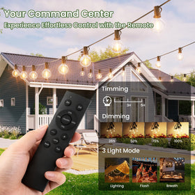 Svater shatterproof bulbs ensure reliable lighting for outdoor dining and parties.