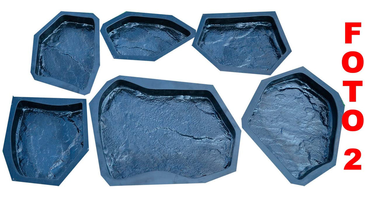SvitMolds flagstone mold collection shows textured outdoor paving options
