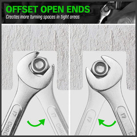 SWANLAKE 15-degree open ends ease fastener engagement