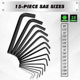 Swanlake 41-piece set with chamfered ends reduces binding and protects screws.