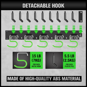 SWANLAKE adjustable rails demonstrating customizable tool spacing