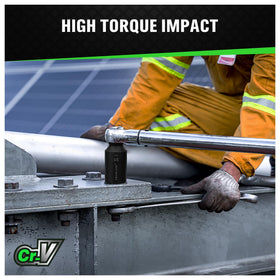 Swanlake 34mm deep socket emphasizing high torque performance and grip.