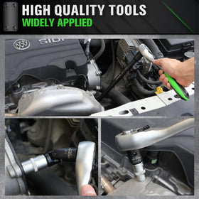 SWANLAKE black phosphate coating protecting tools during heavy use.