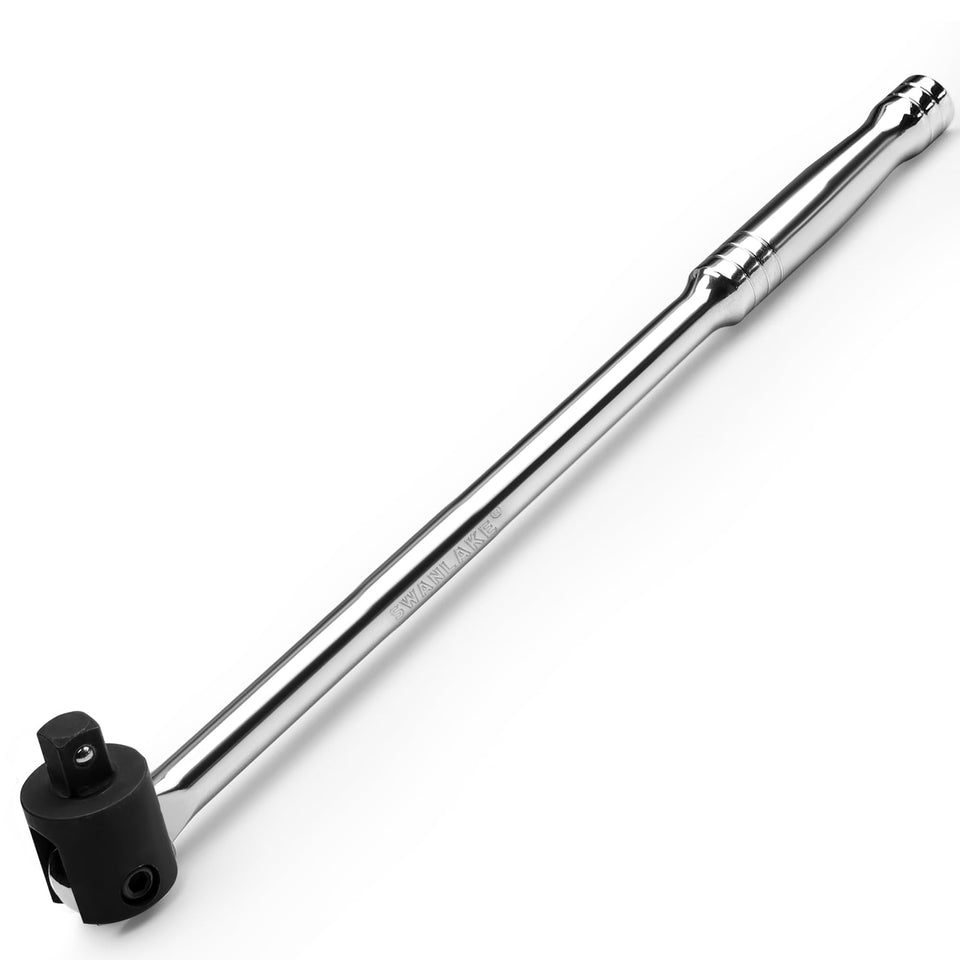 SWANLAKE Breaker Bar with a 180-degree rotatable head for flexible torque access
