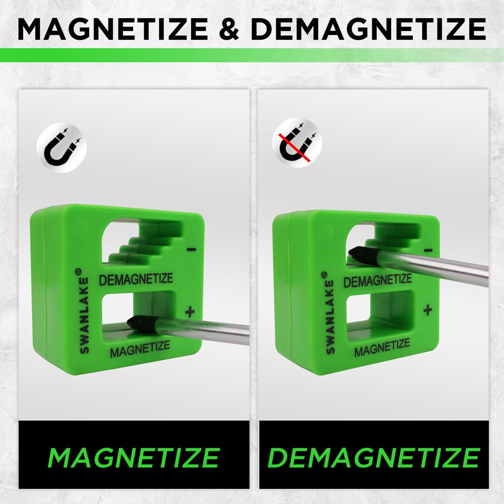Detachable magnetic handle from Swanlake set for flexible use