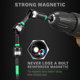 SWANLAKE GARDEN TOOLS embedded magnets securely hold screws during drilling