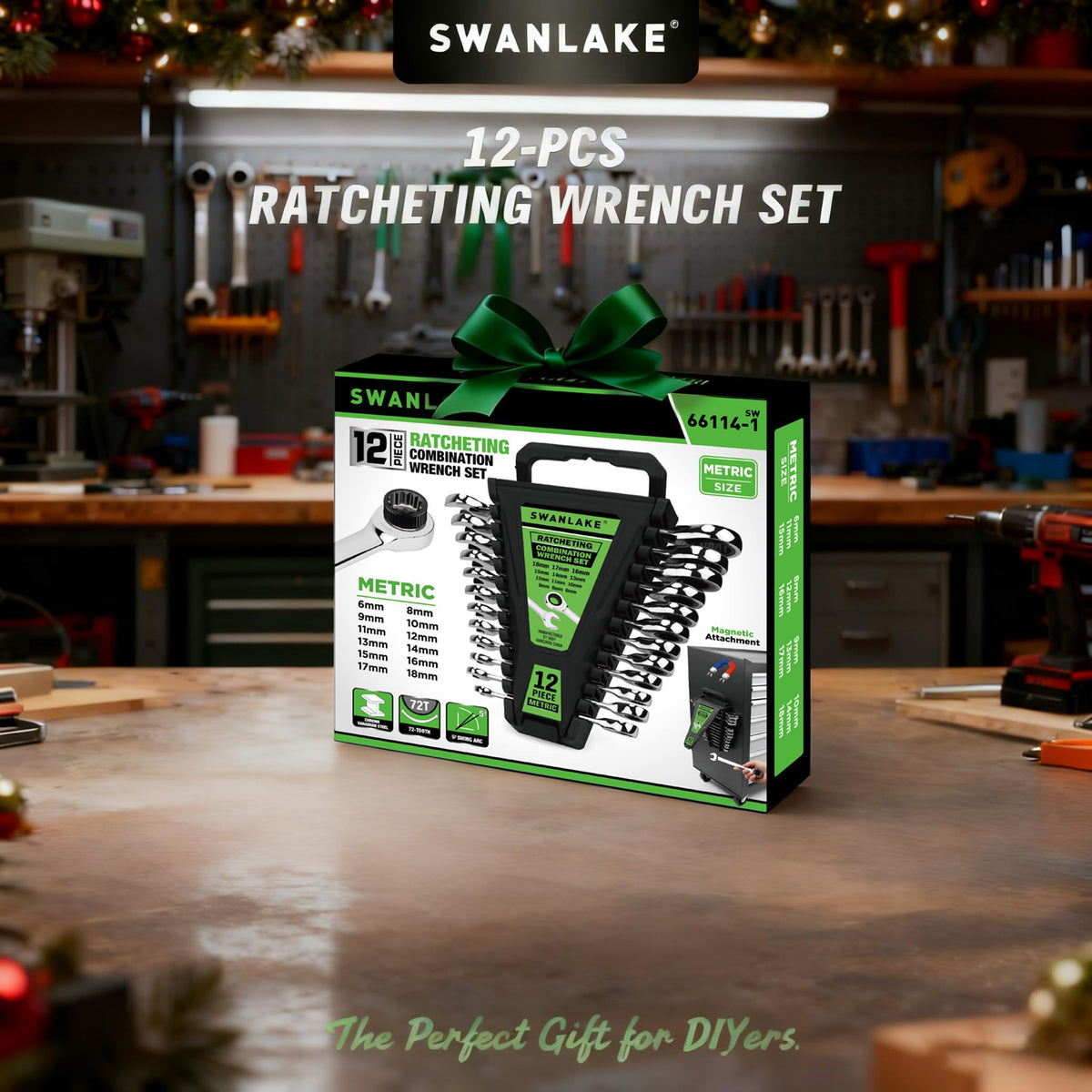 SWANLAKE GARDEN TOOLS precision 72-tooth ratchet for smoother fastener engagement