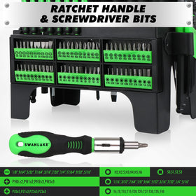 SWANLAKE ratchet handle offers smooth, controlled turning.