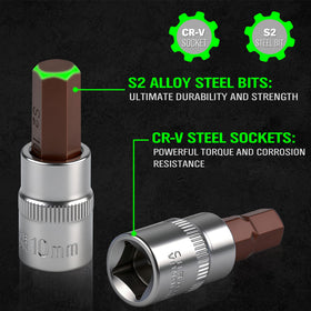 SWANLAKE 3/8-inch drive sockets for mid-range torque applications and faster service.