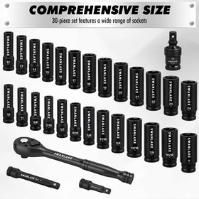 Swanlake SAE and metric deep sockets for comprehensive automotive work.