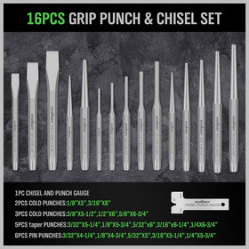 SWANLAKE taper punch helps align bolts and parts with accuracy.