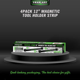 Swanlake Tools tool-holders show pliers and wrenches neatly secured on strips.