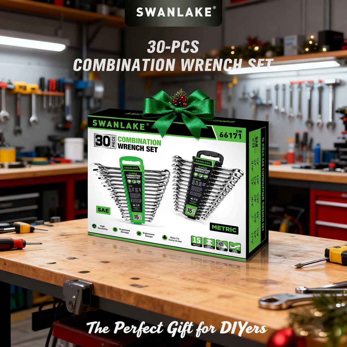 SWANLAKE professional-use wrench set for technicians and DIY