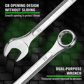 Swanlake wrench set complete size range covers common fasteners from 6 to 24 mm