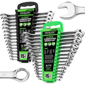 SWANLAKE Wrench Set showing full metric and SAE coverage for mechanical repairs