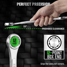Swanlake wrench set rust-resistant chrome plating protects finish during long use