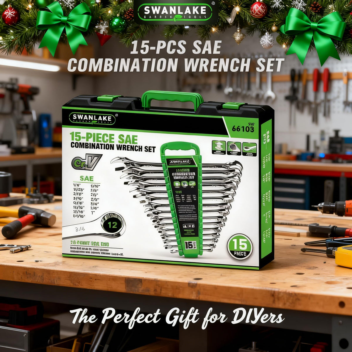 Swanlake wrenches shown in a professional toolbox for easy access