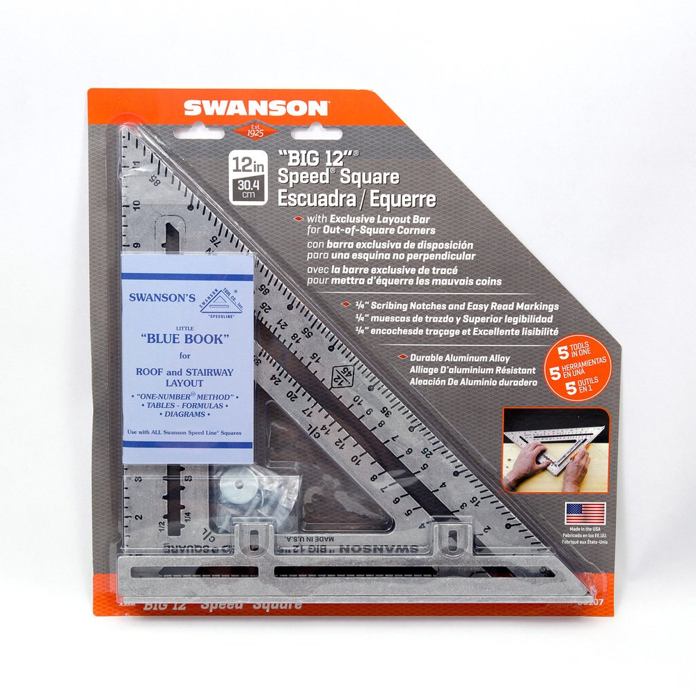 Swanson Big 12 Speed Square protractor and saw guide for precise angles