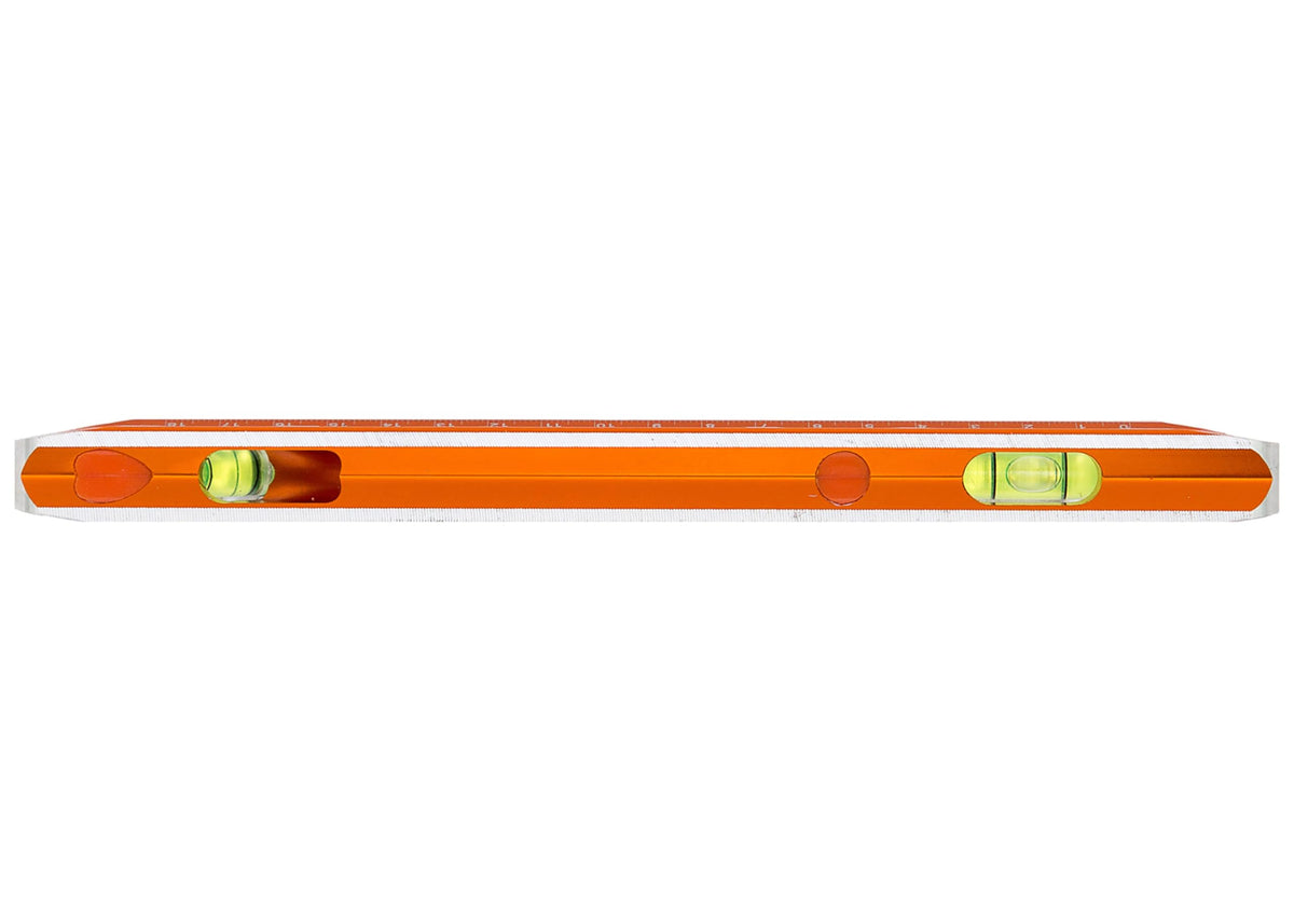 Swanson Savage Brightview vials illuminate measurements for low‑light basements and sinks.