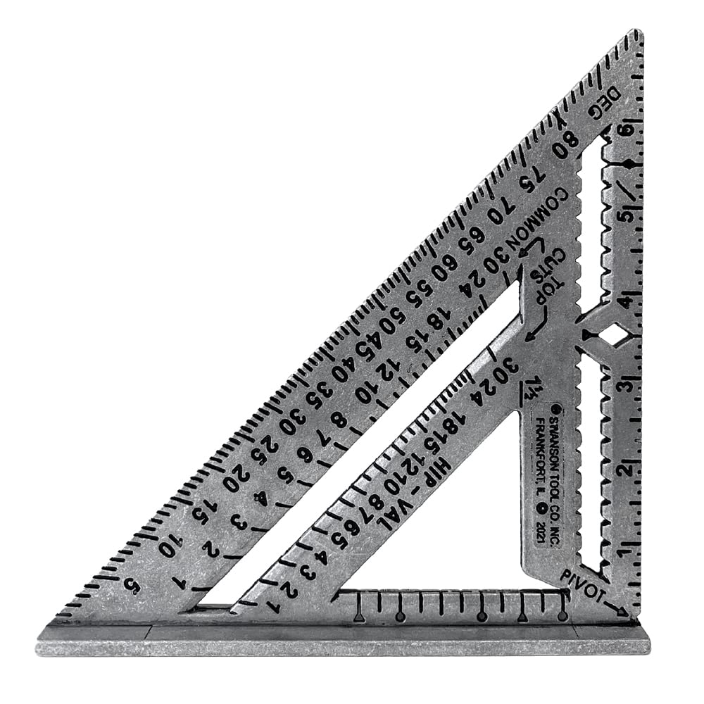 Swanson Speed Square Pro 7 marks octagon cuts with precision.