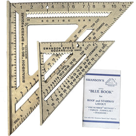 Swanson SW1201K value pack front view showing two speed squares for precise framing.