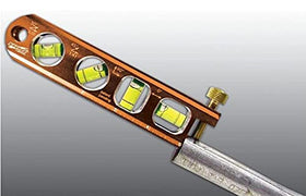 Swanson TL041M Savage level with wide V-groove for pipes up to 10 inches.