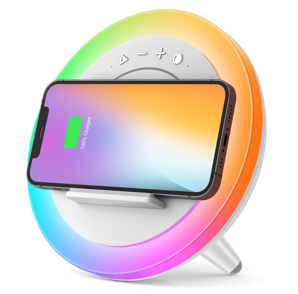 Swarmir Bluetooth speaker with lights for immersive music playback anywhere