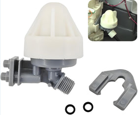 SWEthSU water softener nozzle and venturi assembly front view showing compact design