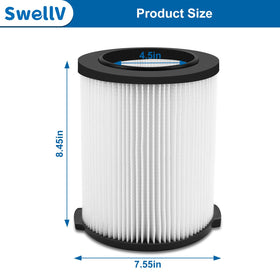 Compatibility chart showing 5-20 gallon and Husky vacuums