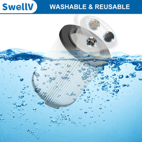 SwellV VF4000 installed in a wet/dry vacuum catching dust