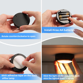 Swesara push lights night illumination for kids and hallways