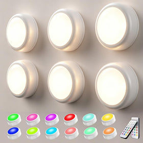 Swesara push lights under cabinet provide bright task lighting