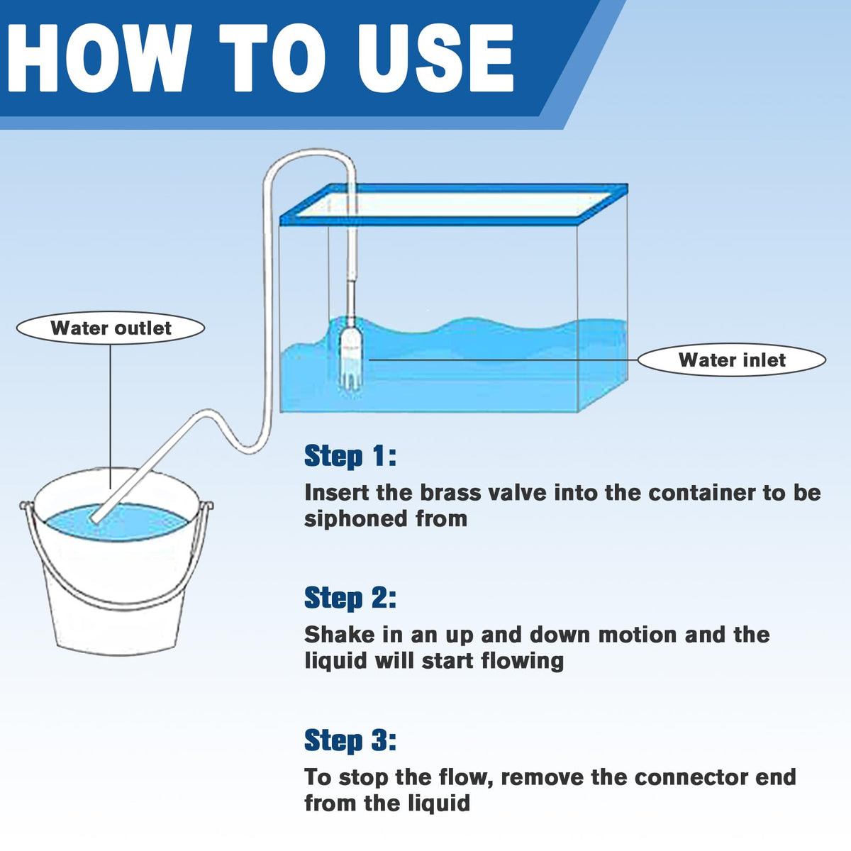 Swess fuel transfer use for diesel and gasoline.