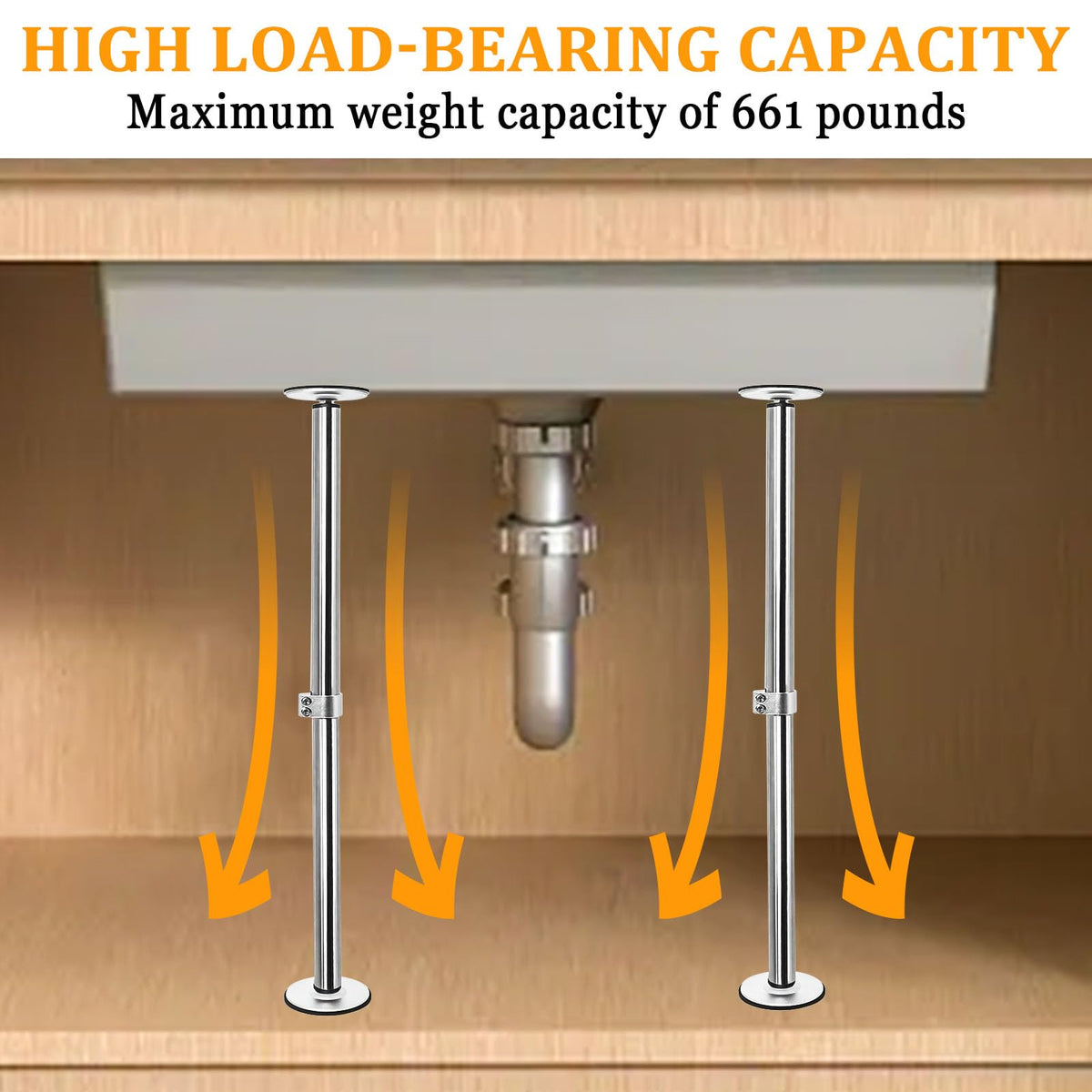 Swess heavy-duty sink support delivers stable load handling.