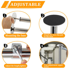 Swess locking clips secure brackets quickly for a stable fit.