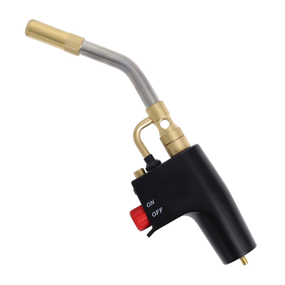 Swess TS4000 trigger-start torch head compatibility with MAPP and propane for versatile heating tasks.