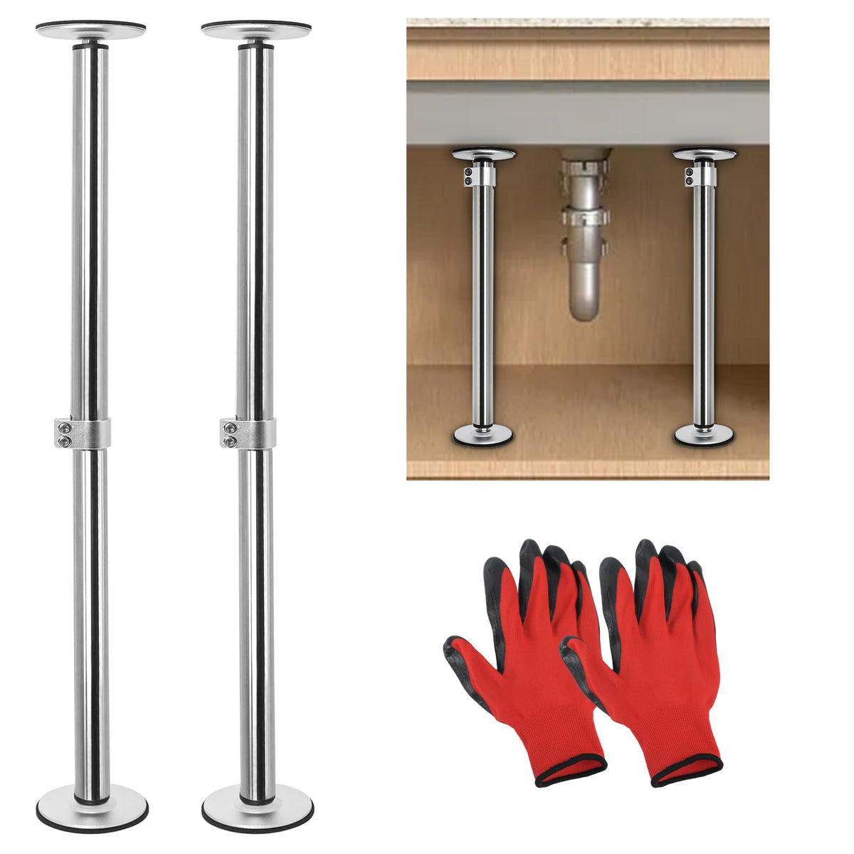 Swess undermount sink brackets assembly demonstrate sturdy, long-lasting support.