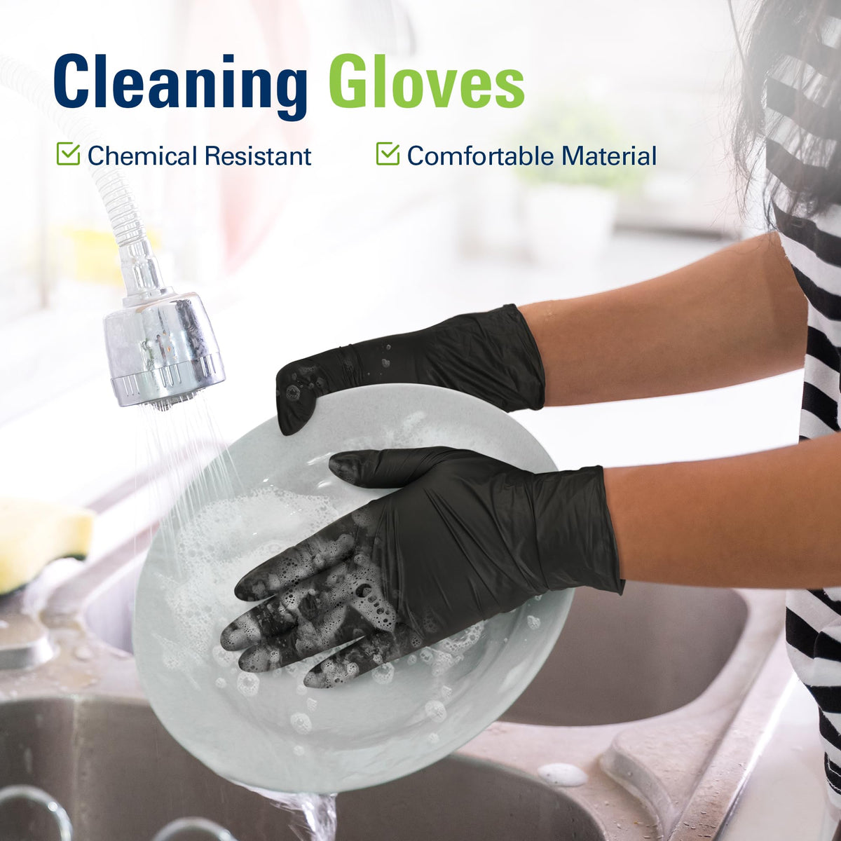 SWIFTLITE nitrile gloves suitable for kitchen and cleaning tasks with dexterity