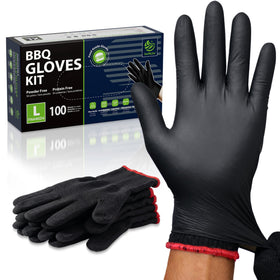 SWIFTLITE BBQ gloves with nitrile exterior for durable heat protection
