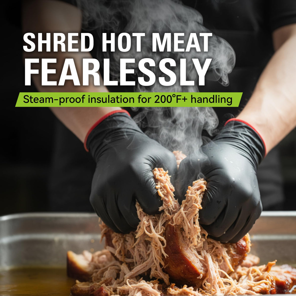 SWIFTLITE nitrile gloves with textured fingertips for secure grip