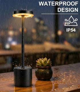 Bedside night lamp from Swinerton offers cordless convenience and atmosphere