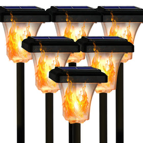 Swingers solar torch flame six-pack packaging shown for gifting