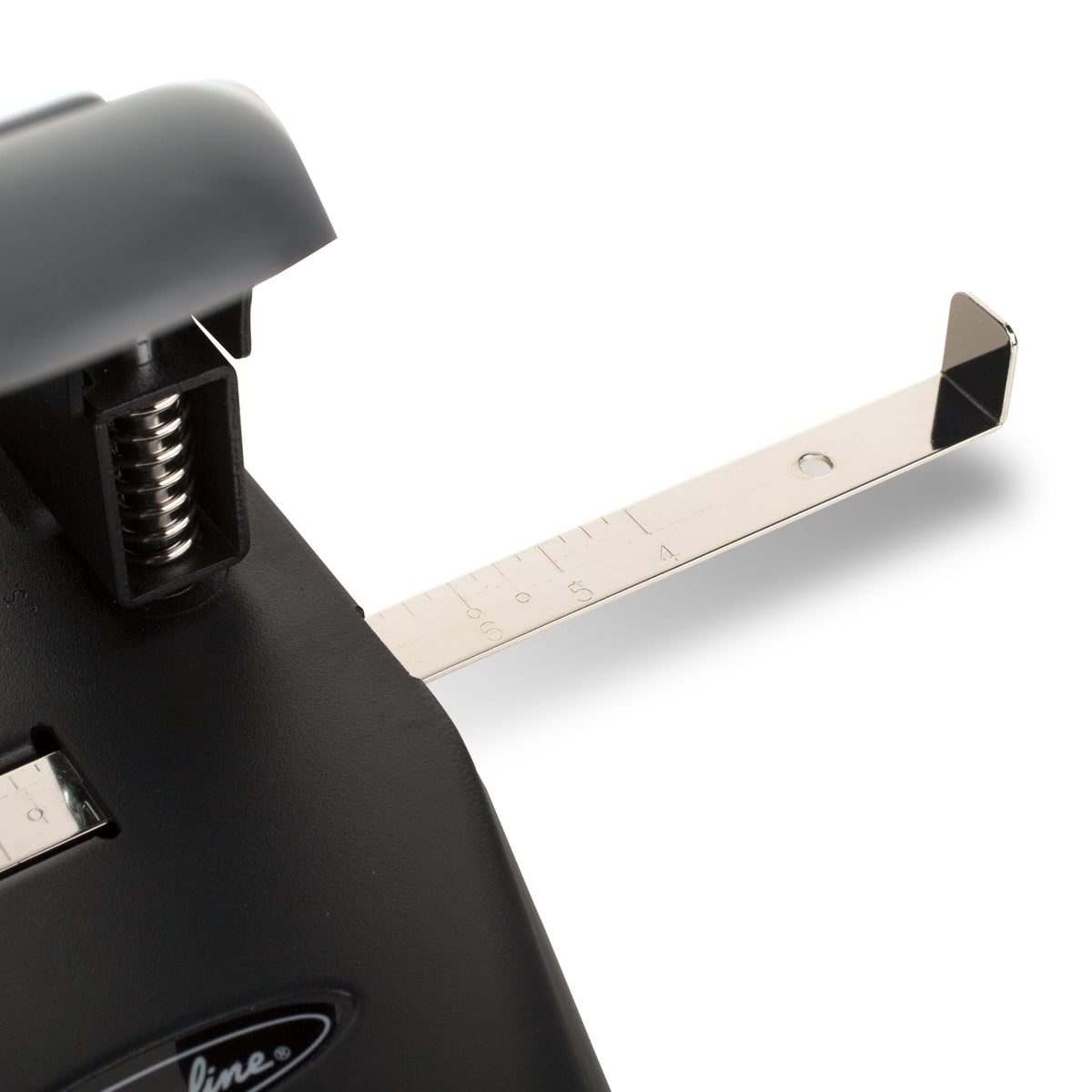 Swingline 2-Hole Punch alignment guide helps accurate hole placement