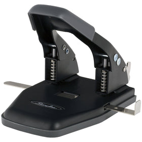 Swingline 2-Hole Punch storage lock enables safe storage when not in use